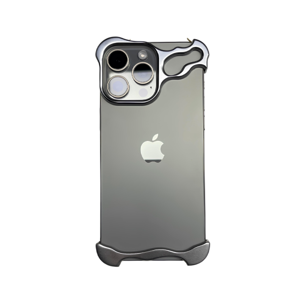 Чехол для iPhone 16 Pro бампер (серый)