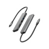 EnergEA хаб AluHub HD 3 6-port Type-C Hub Adapter (серый) HUB-HD3-GUN