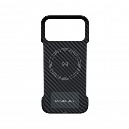 Magssory чехол для iPhone 17 Pro Max Aramid Zero MagSafe (черный) cfb048