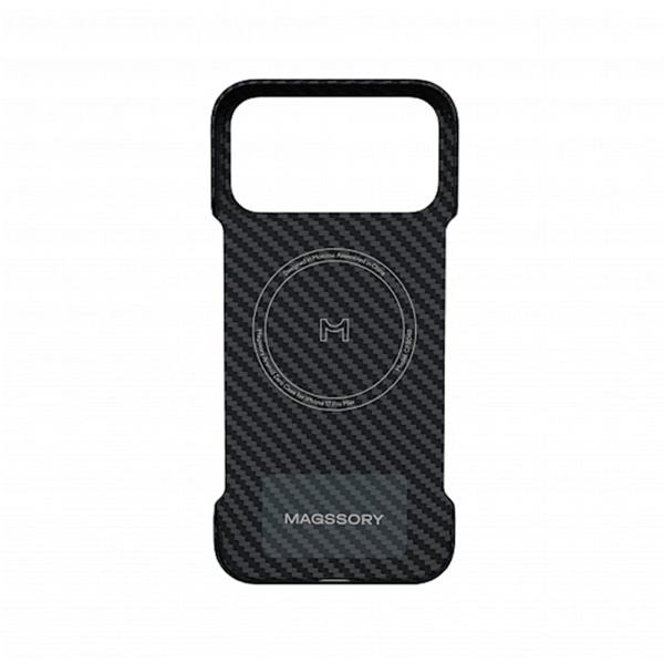 Magssory чехол для iPhone 17 Pro Max Aramid Zero MagSafe (черный) cfb048