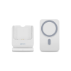 EnergEA внешний аккумулятор MagSafe GoMag Flex 10K 3 в 1 20W 10000mAh (белый) GM-FLEX10K-WHT