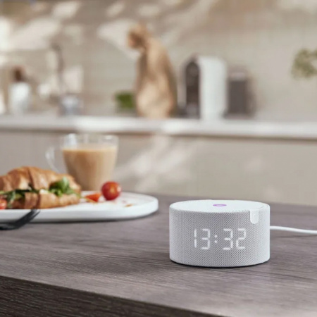 Yandex умная колонка Яндекс.Станция Мини Плюс с часами (серый) YNDX-00020 Gray