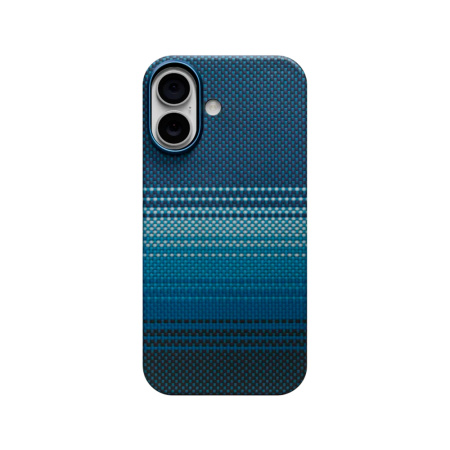 Pitaka чехол для iPhone 17 Ultra-Slim Case PitaTap Moonrise MagSafe (синий)