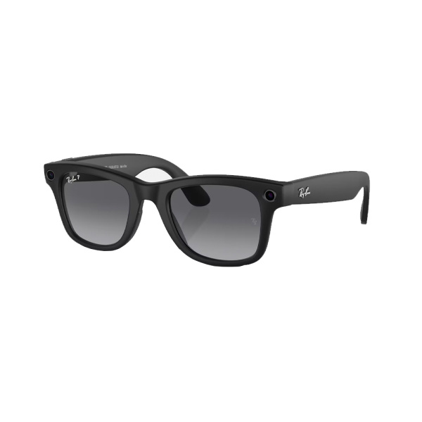 Ray-Ban экшн камера-очки Wayfarer M (Матовая черная оправа/Polar Gradient Graphite) (черн) 601ST350