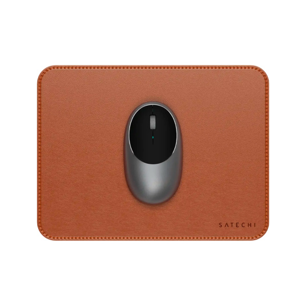 Satechi коврик для мыши 25 х 19 Vegan-Leather Premium Mouse Pad (коричневый) ST-LMPN