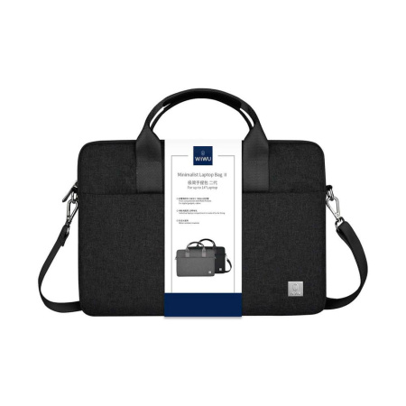 Wiwu сумка для MacBook 15.3 Minimalist Laptop Bag II (черный)