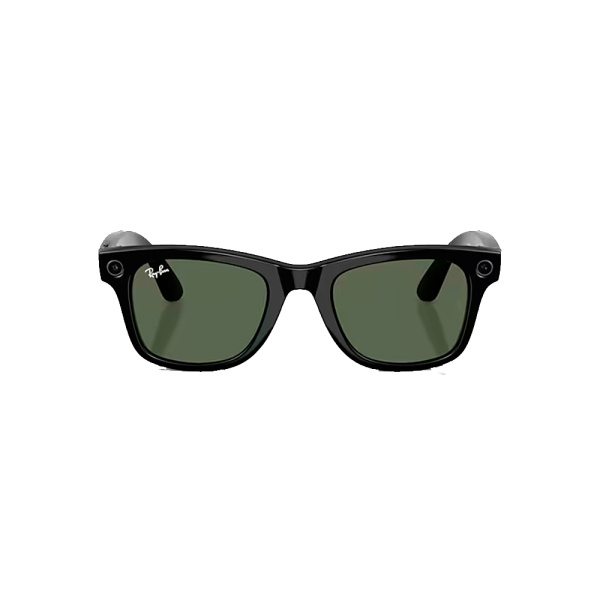 Ray-Ban экшн камера-очки Wayfarer Gen 2 M (Глянцевая черная оправа/Зеленый графит хамелеон) (черный)